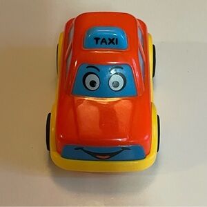 Colorful Taxi Toy Car Unbrekable Fun-Auto Car